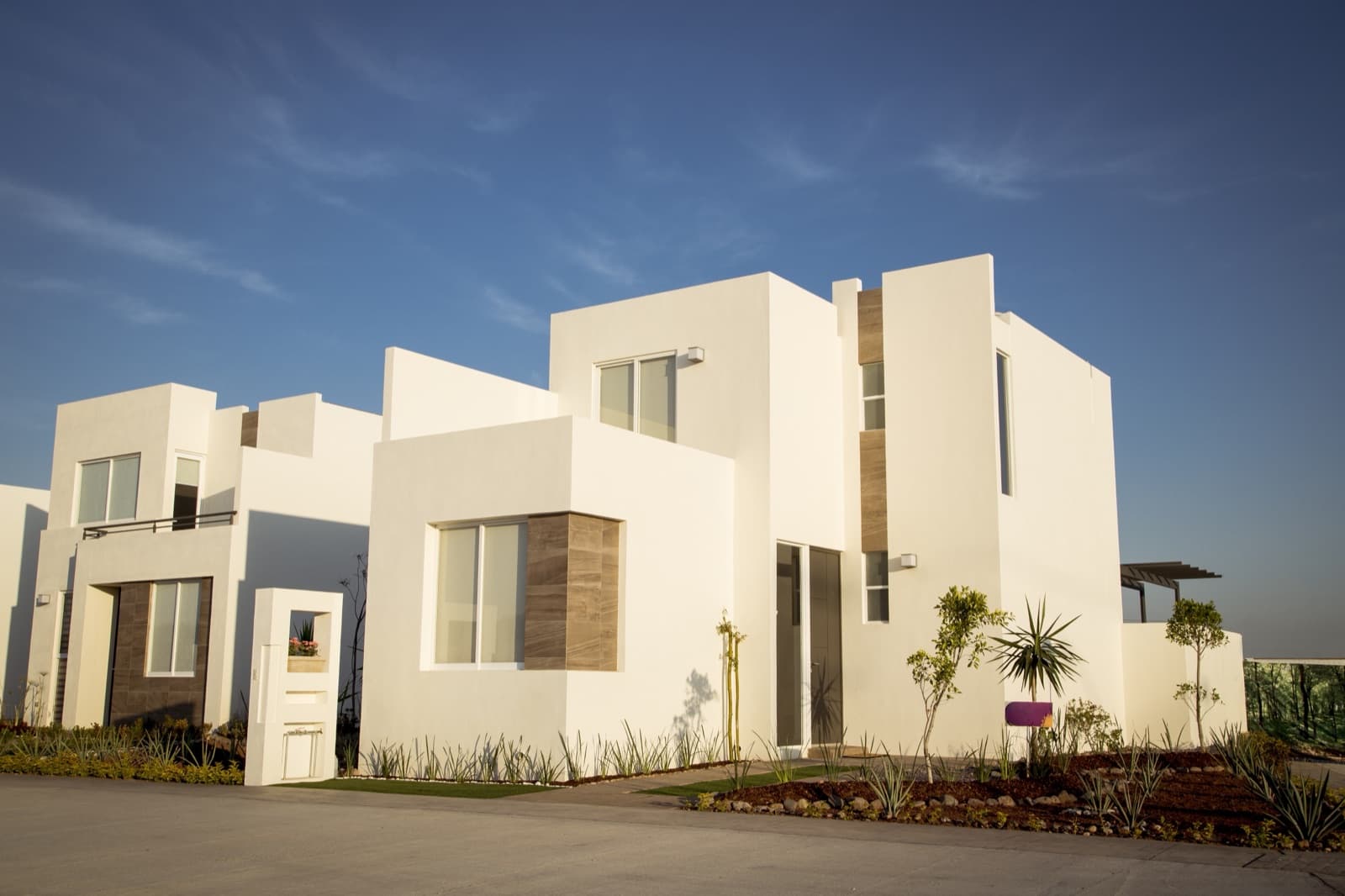 Conjunto residencial de casas modernas en Querétaro